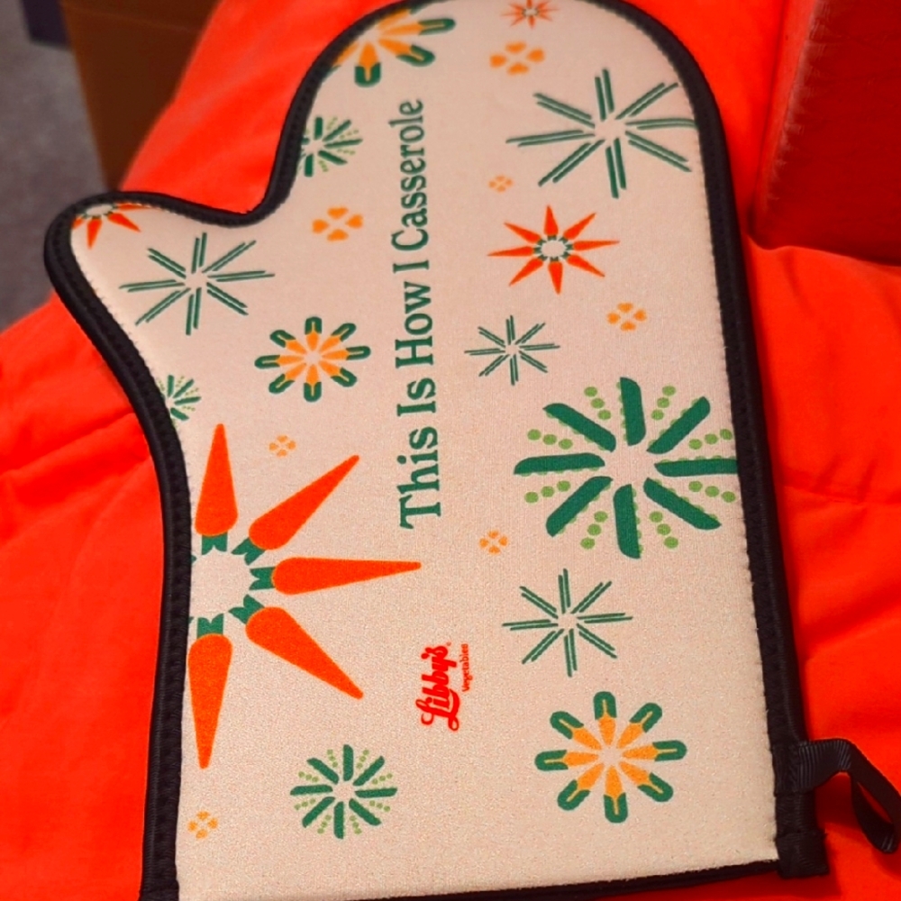 Colorful Oven Mitt Fun Design Libby's NewSale. And Bag